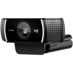 LOGITECH C922 Pro Stream Webcam - Tripod - BLACK - USB - 3