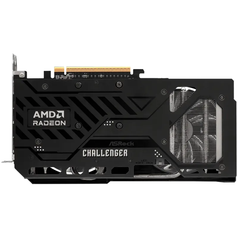 ASROCK Video Card AMD Radeon RX 9060 XT Challenger 16GB GDDR6 128-bit HDMI 2x DP - 1