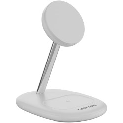 CANYON wireless charger WCS-205 15W Qi2 2in1 White - 3
