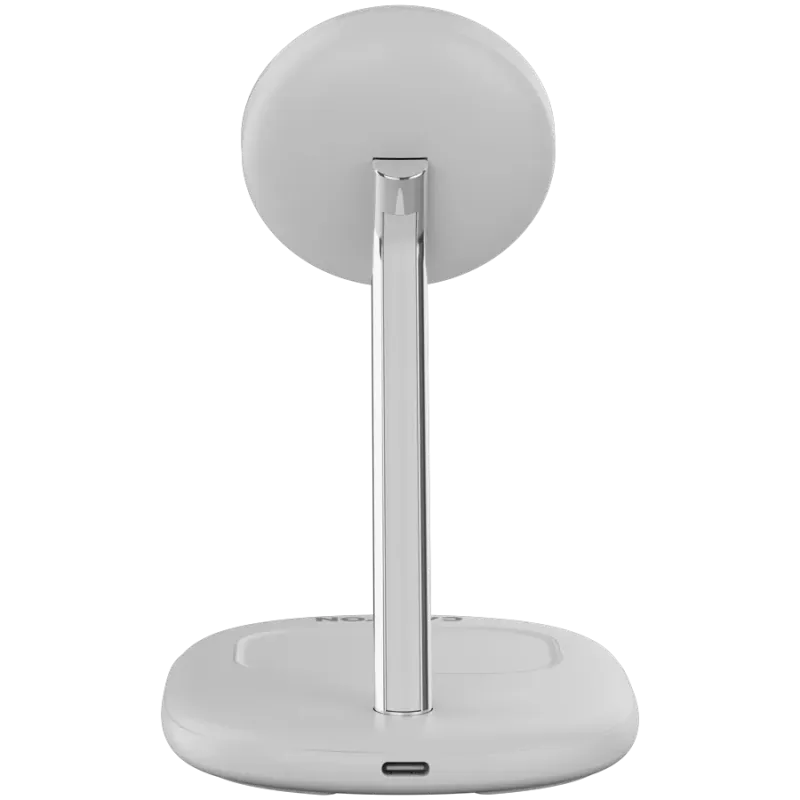 CANYON wireless charger WCS-205 15W Qi2 2in1 White - 1