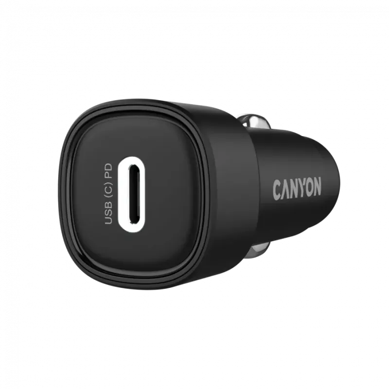 CANYON car charger OnDrive 30 PD 30W USB-C Black - 1