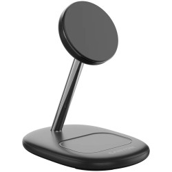 CANYON wireless charger WCS-205 15W Qi2 2in1 Black - 3