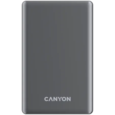 CANYON power bank OnPower 505 slim Magnetic 5000 mAh PD20W Dark Grey - 1