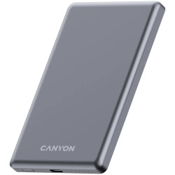 CANYON power bank OnPower 505 slim Magnetic 5000 mAh PD20W Dark Grey - 2