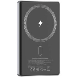 CANYON power bank OnPower 505 slim Magnetic 5000 mAh PD20W Dark Grey - 4