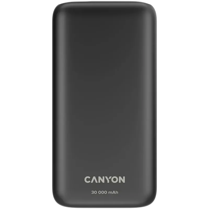 CANYON power bank PB-301 LED 30000 mAh PD 20W QC 3.0 Black - 1