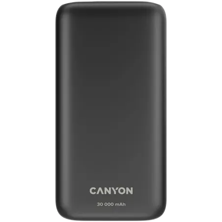 CANYON power bank PB-301 LED 30000 mAh PD 20W QC 3.0 Black - 1