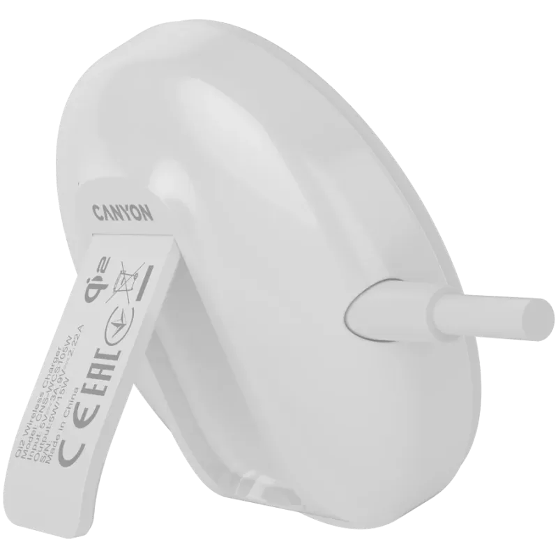 CANYON wireless charger WS-105 15W Qi2 White - 1