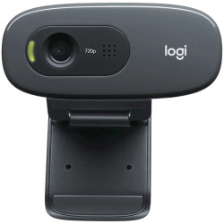 LOGITECH C270 HD Webcam - BLACK - USB - 1