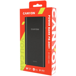 CANYON power bank PB-2001 20000 mAh Black - 3
