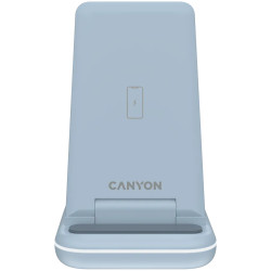 CANYON wireless charger WS-304 15W 3in1 Blue - 3