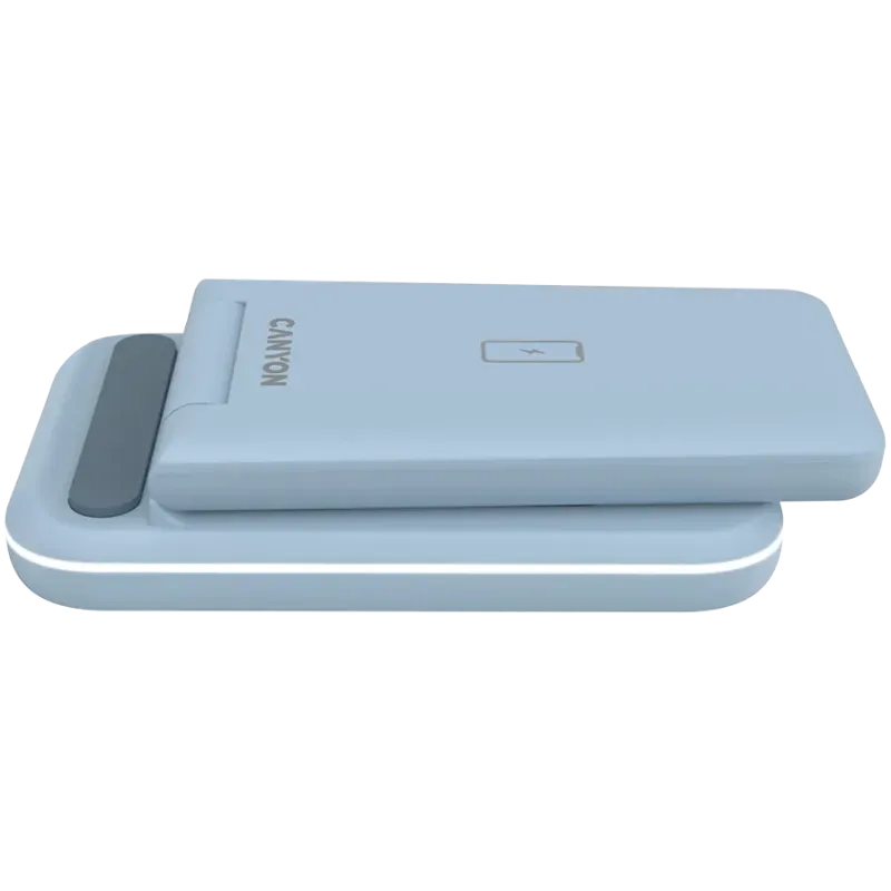 CANYON wireless charger WS-304 15W 3in1 Blue - 1