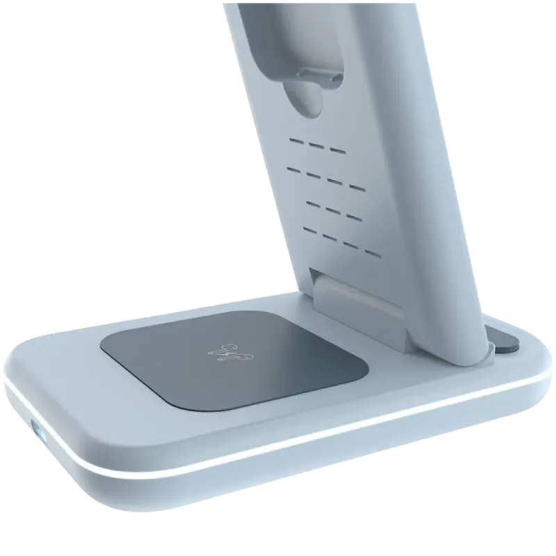 CANYON wireless charger WS-304 15W 3in1 Blue - 1