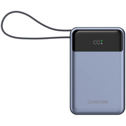 CANYON power bank OnPower 600 built-in cable 20000 mAh PD65W Dark Grey - 1