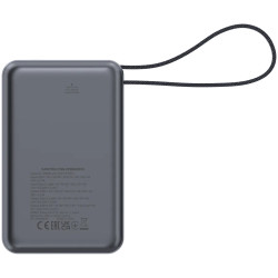 CANYON power bank OnPower 600 built-in cable 20000 mAh PD65W Dark Grey - 5