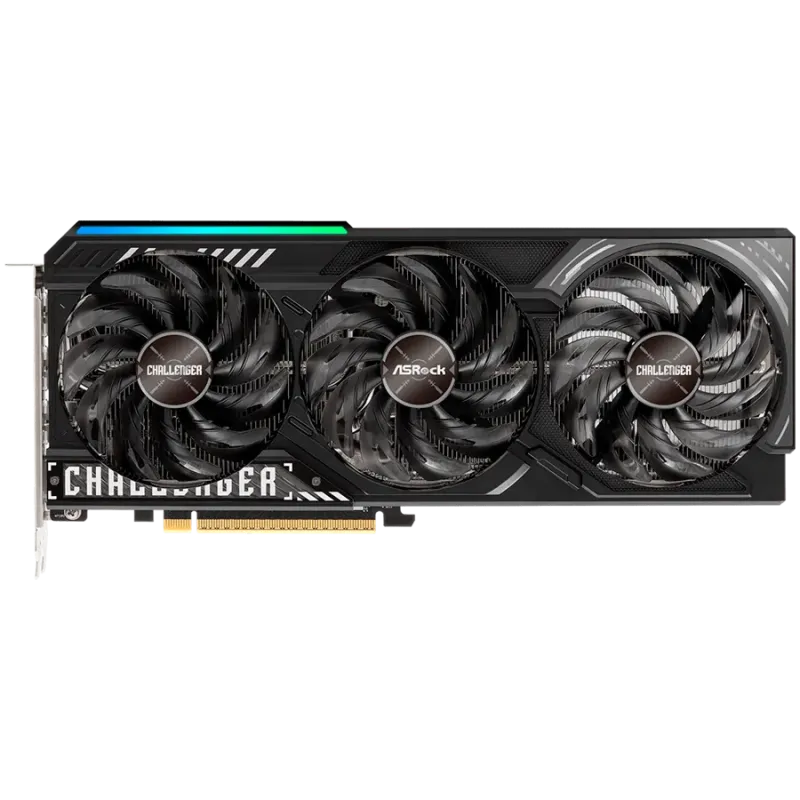 ASROCK Video Card AMD Radeon RX 9070 XT Challenger 16GB GDDR6 256-bit, 1x HDMI, 3x DP, 2x 8-pin PWR connector, PCIe 5.0 x16, rec