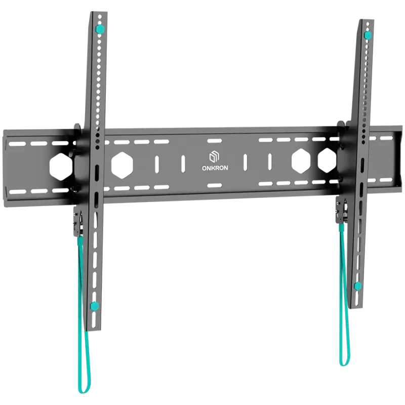 ONKRON Tilting TV Wall Mount for 60" to 110-inch Screens 24" up to 120 kg, Black - 1