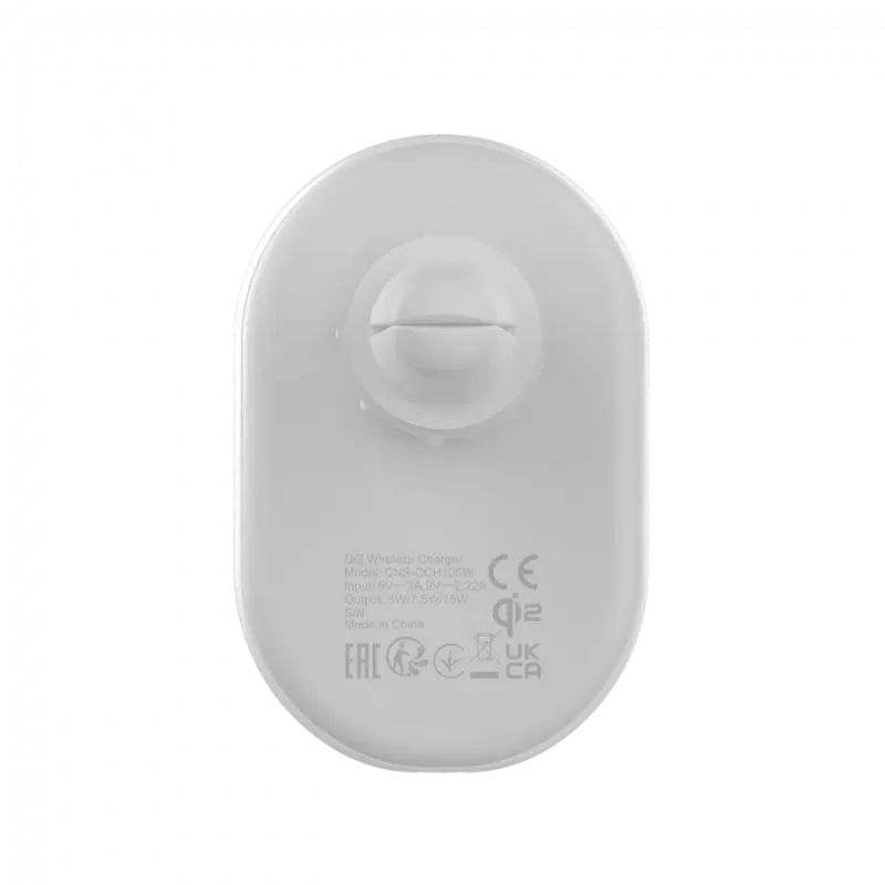 CANYON car charger OnGrip 105 15W Qi2 Wireless White - 1