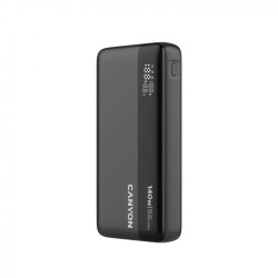 CANYON Power Bank PB-240, 25000mAh PD140W display power bank,Size160.0x82x27 mm Weight 508+-10g, Dark Grey - 17
