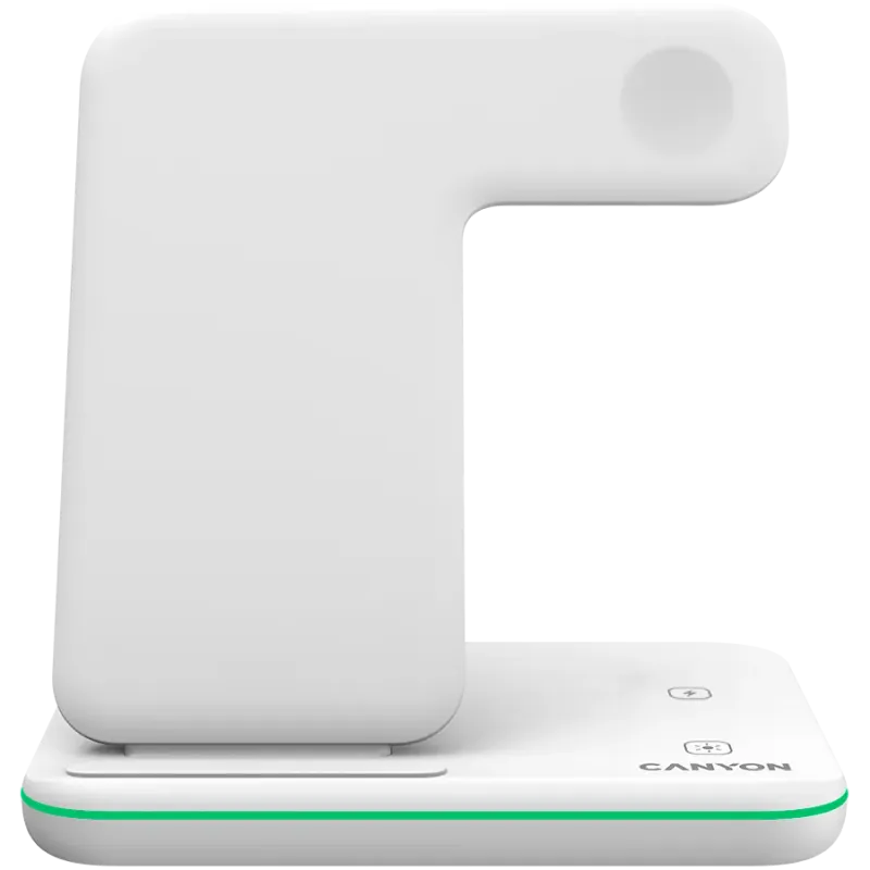 CANYON wireless charger WS-303 15W 3in1 White - 1