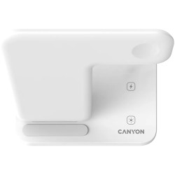CANYON wireless charger WS-303 15W 3in1 White - 4