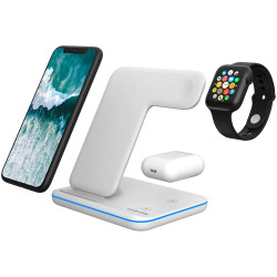 CANYON wireless charger WS-303 15W 3in1 White - 6