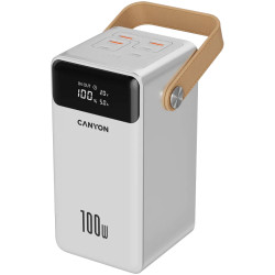 CANYON power bank OnPower 610 metal 60000 mAh PD100W White - 1