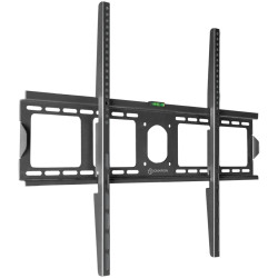 ONKRON Fixed TV Wall Mount for 55 to 100-inch Flat Panel TVs Digital Panels 75 kg, Black - 1