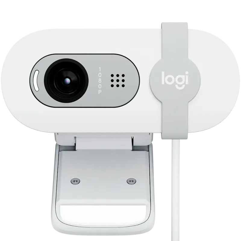 LOGITECH Brio 100 Full HD Webcam - OFF-WHITE - USB - 1