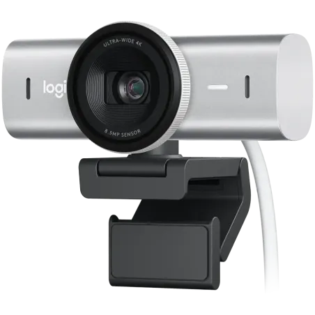 LOGITECH MX Brio 4K Ultra HD Webcam - PALE GREY - 2.4GHZ - EMEA28-935 - B2C - 1