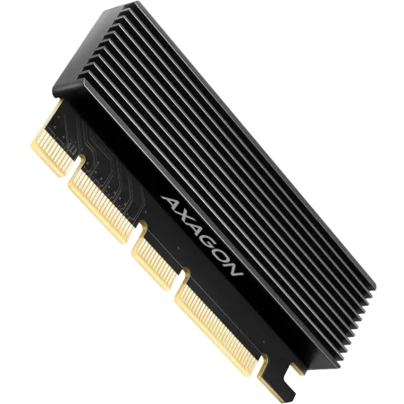 AXAGON PCEM2-XS PCI-E 3.0 16x - M.2 SSD NVMe, up to 80mm SSD, low profile, heatsink - 1