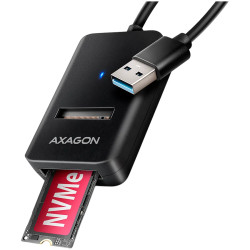 AXAGON ADM2-AM USB-A 3.2 Gen2 - 1x NVMe/SATA SDD Adapter - 1