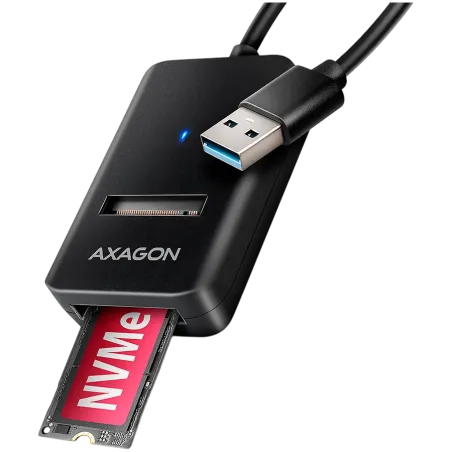AXAGON ADM2-AM USB-A 3.2 Gen2 - 1x NVMe/SATA SDD Adapter - 1
