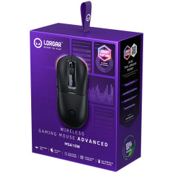 LORGAR MSA10W, Wireless Gaming Mouse Advanced, black - 8