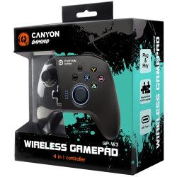 CANYON gamepad GP-W3 Android/Nintendo/PC/PS3 Wireless Black - 4