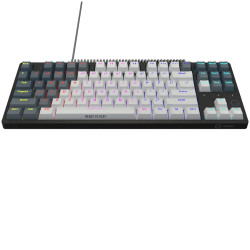 LORGAR Azar 514TKL, Wired RGB mechanical gaming keyboard, white, EN layout - 4
