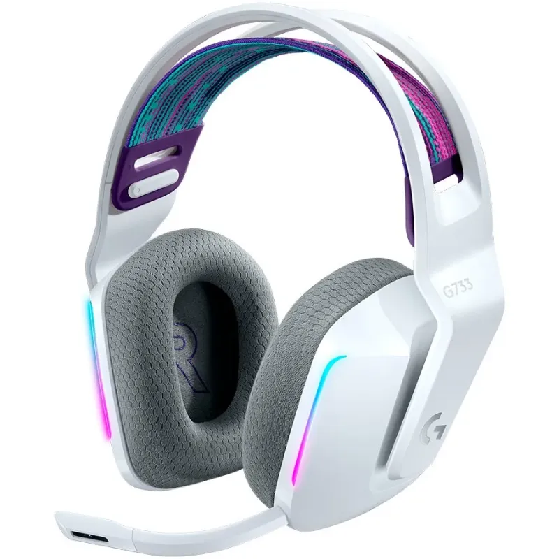 LOGITECH G733 LIGHTSPEED Wireless RGB Gaming Headset - WHITE - 1