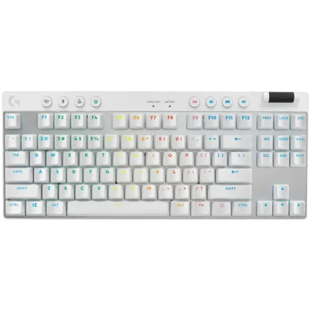 LOGITECH G PRO X TKL LIGHTSPEED Mechanical Gaming Keyboard - WHITE - US INT'L - TACTILE - 1