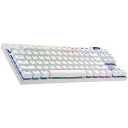 LOGITECH G PRO X TKL LIGHTSPEED Mechanical Gaming Keyboard - WHITE - US INT'L - TACTILE - 2