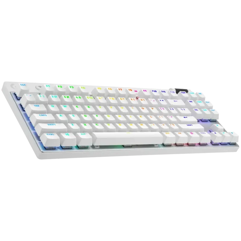 LOGITECH G PRO X TKL LIGHTSPEED Mechanical Gaming Keyboard - WHITE - US INT'L - TACTILE - 1