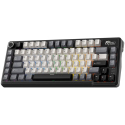 ROYAL KLUDGE RK L75 Knight Black Gaming Keyboard Cream switch - 2