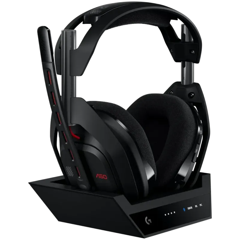 LOGITECH Astro A50 LIGHTSPEED Wireless Gaming Headset + Base Station - BLACK - 2.4GHZ - PLUGC - EMEA28-935 - 1