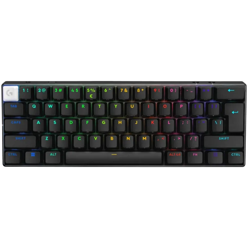LOGITECH G PRO X 60 LIGHTSPEED Wireless Gaming Keyboard (Tactile) - BLACK - US INT'L - 2.4GHZ/BT - EMEA28-935 - TACTILE SWITCH -