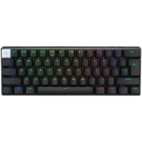 LOGITECH G PRO X 60 LIGHTSPEED Wireless Gaming Keyboard (Tactile) - BLACK - US INT'L - 2.4GHZ/BT - EMEA28-935 - TACTILE SWITCH -