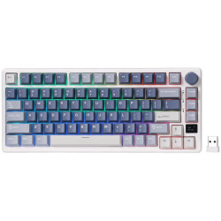 ROYAL KLUDGE RK-M75 Ocean Blue Gaming Keyboard K Sliver switch - 1