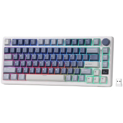 ROYAL KLUDGE RK-M75 Ocean Blue Gaming Keyboard K Sliver switch - 2