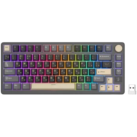 ROYAL KLUDGE RK-M75 Phantom Gaming Keyboard K Silver switch - 1