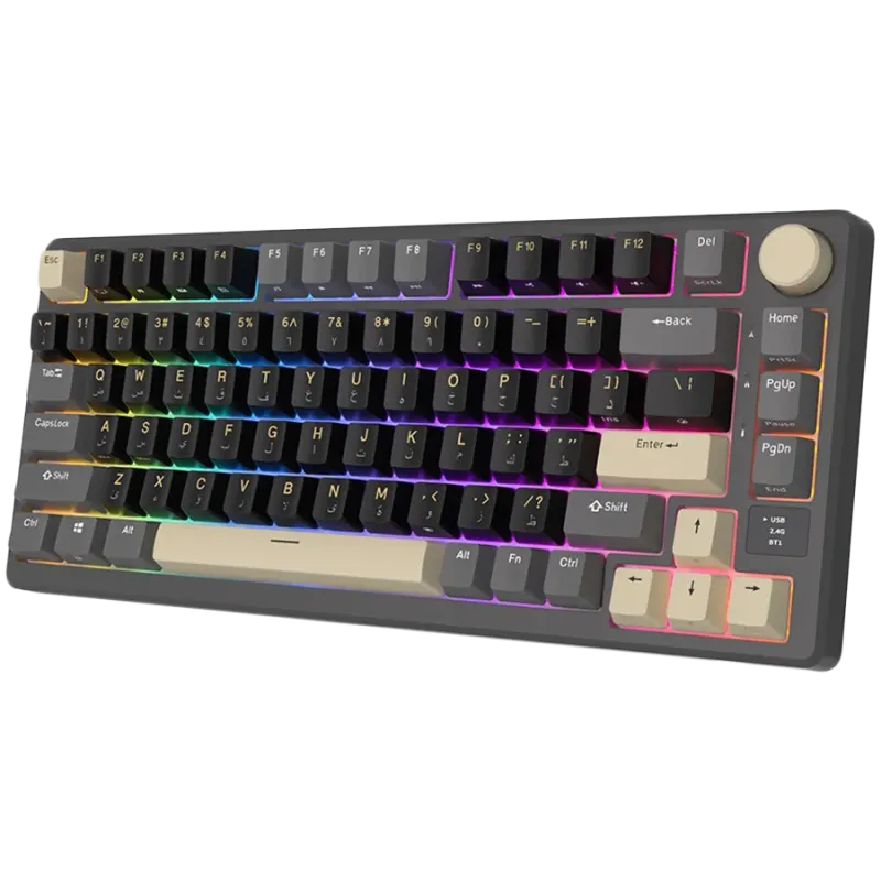 ROYAL KLUDGE RK-M75 Phantom Gaming Keyboard K Silver switch - 1
