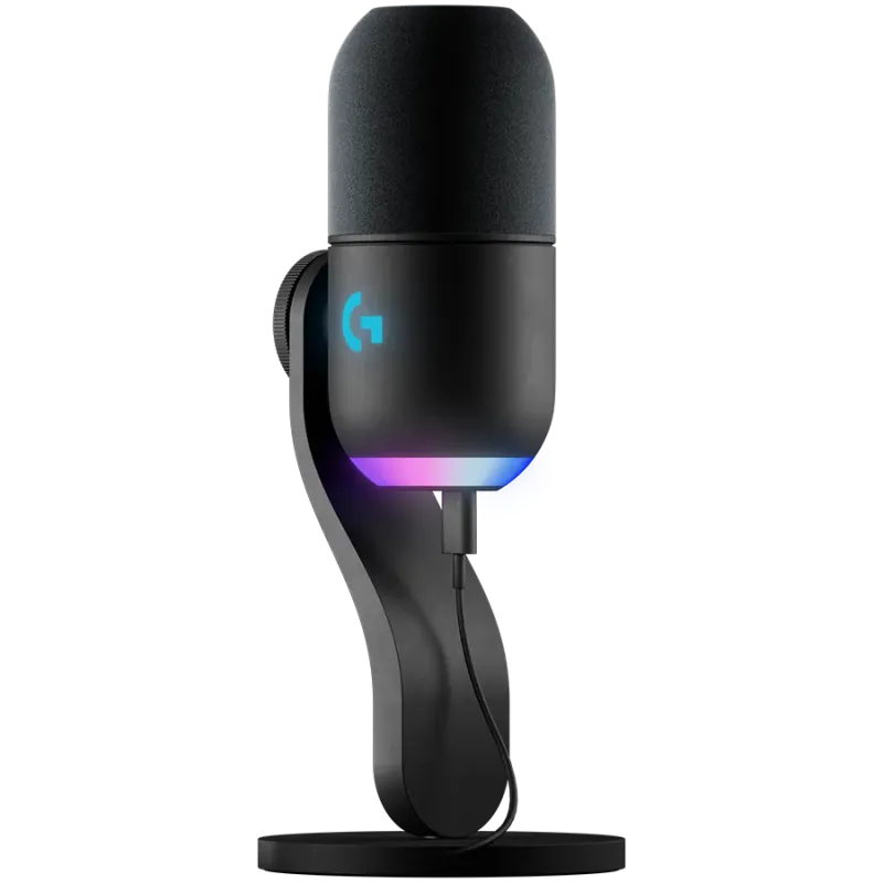 LOGITECH G Yeti GX RGB Gaming Microphone - LIGHTSYNC - BLACK - USB - 1