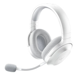 Razer Barracuda X Mercury White Wireless Multi-platform Gaming and Mobile Headset, Razer TriForce 40mm Drivers, Detachable Hyper